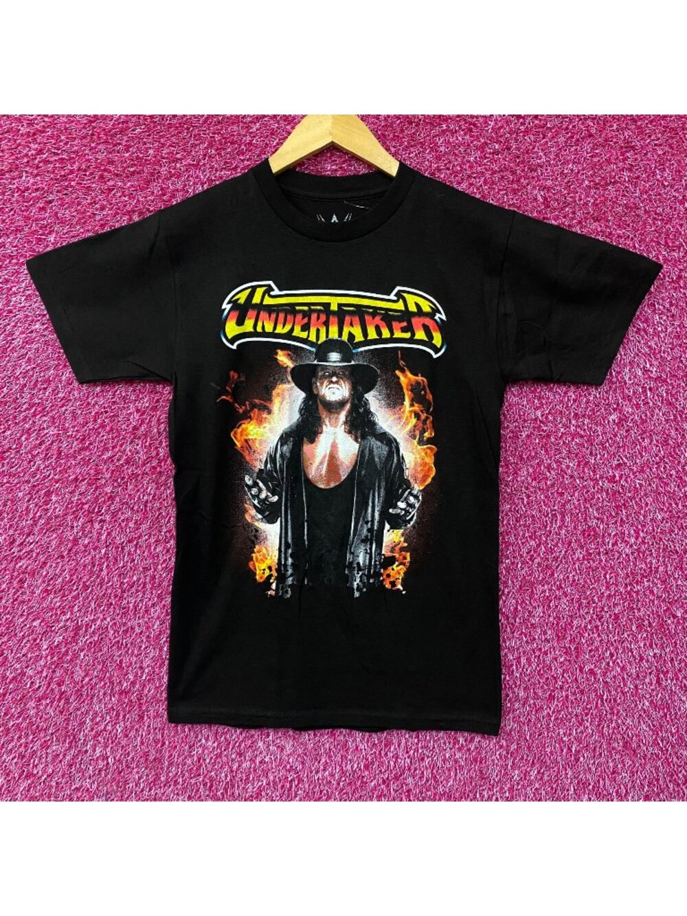 WWE Undertaker Flames Lord Of Darkness Graphic Design T-Shirt Small